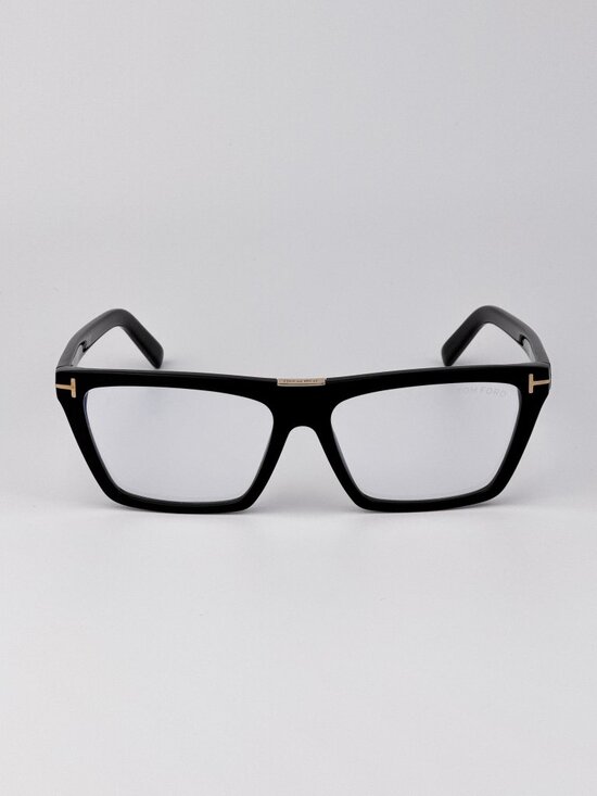Tom Ford Women’s Eyeglasses Shiny Black Cat Eye FT5912-B 001 Blue Light Block main image 6